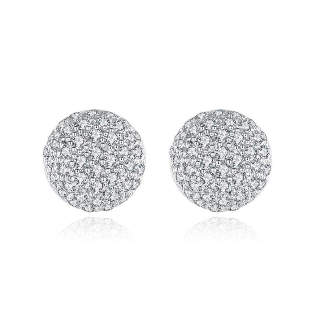 Round earrings for women